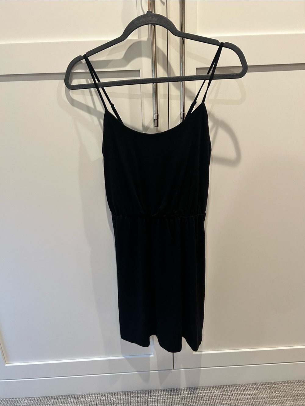 Old Navy Black cotton Spaghetti Strap Dress